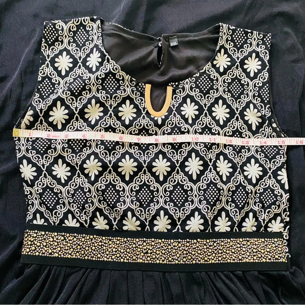 Mesh MIDI dress. Black dress. - Picture 7 of 16